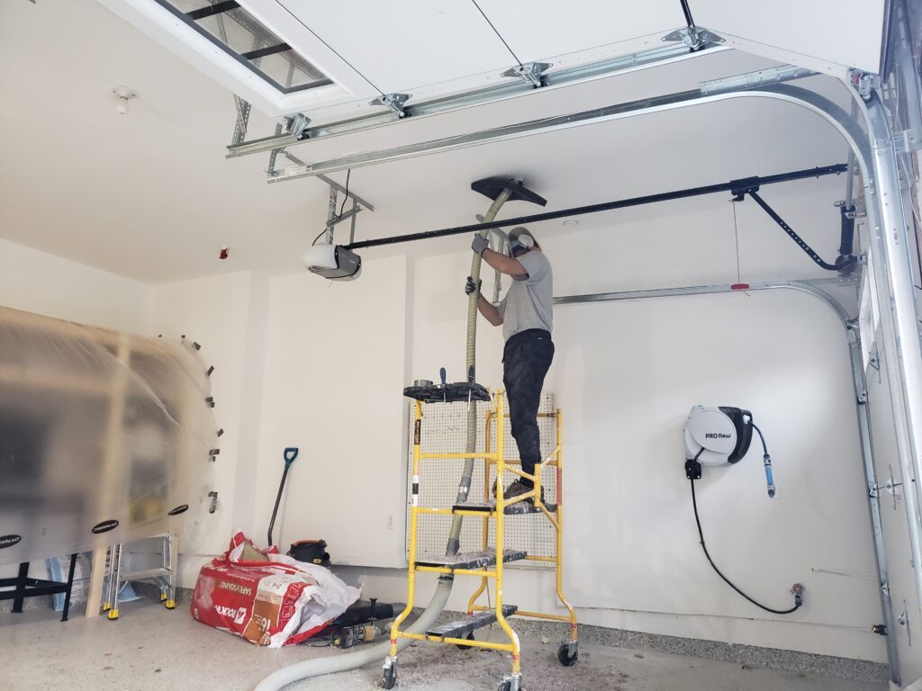 Dense-packing garage ceiling